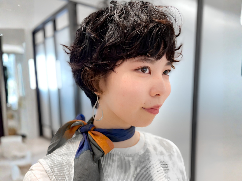 銀座でカットが上手いショート・ボブ特化サロンのお客様実例