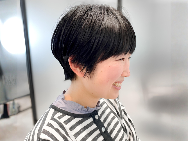 銀座でカットが上手いショート・ボブ特化サロンのお客様実例
