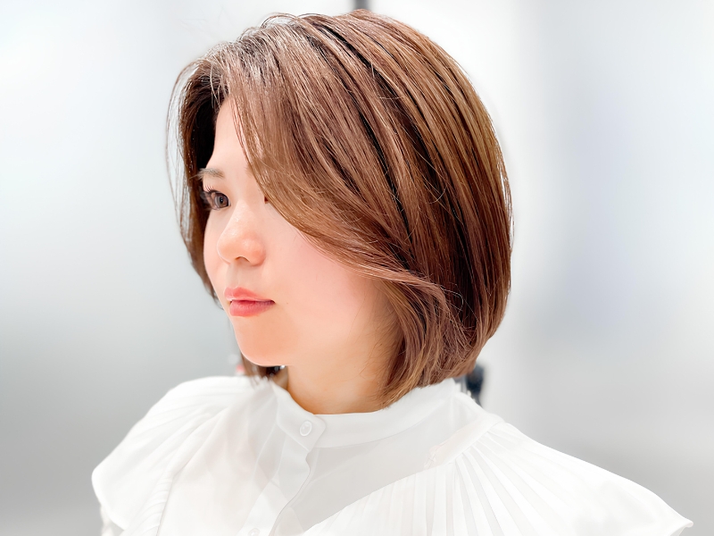 銀座でカットが上手いショート・ボブ特化サロンのお客様実例