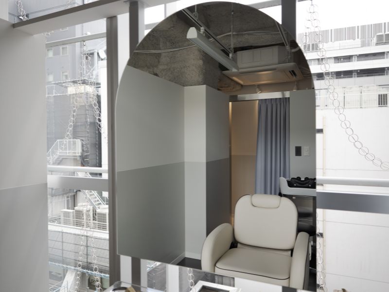 銀座のショート・ボブ特化サロンの店内写真